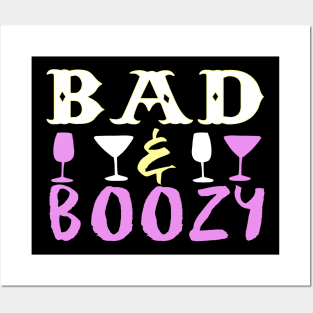 Bad and Boozy Posters and Art